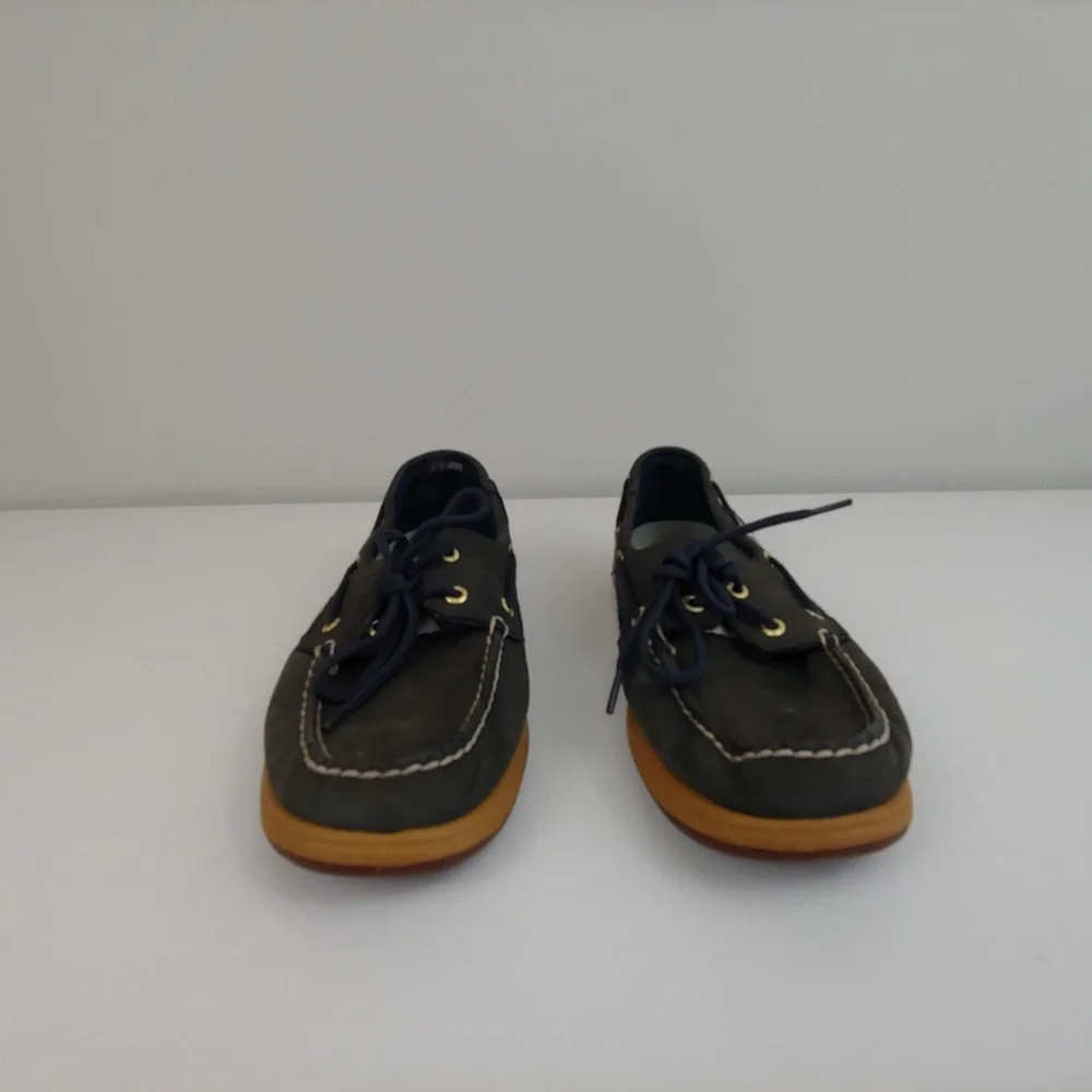 Mens 9 Sperry‎ Top-Sider boat shoes blue white
